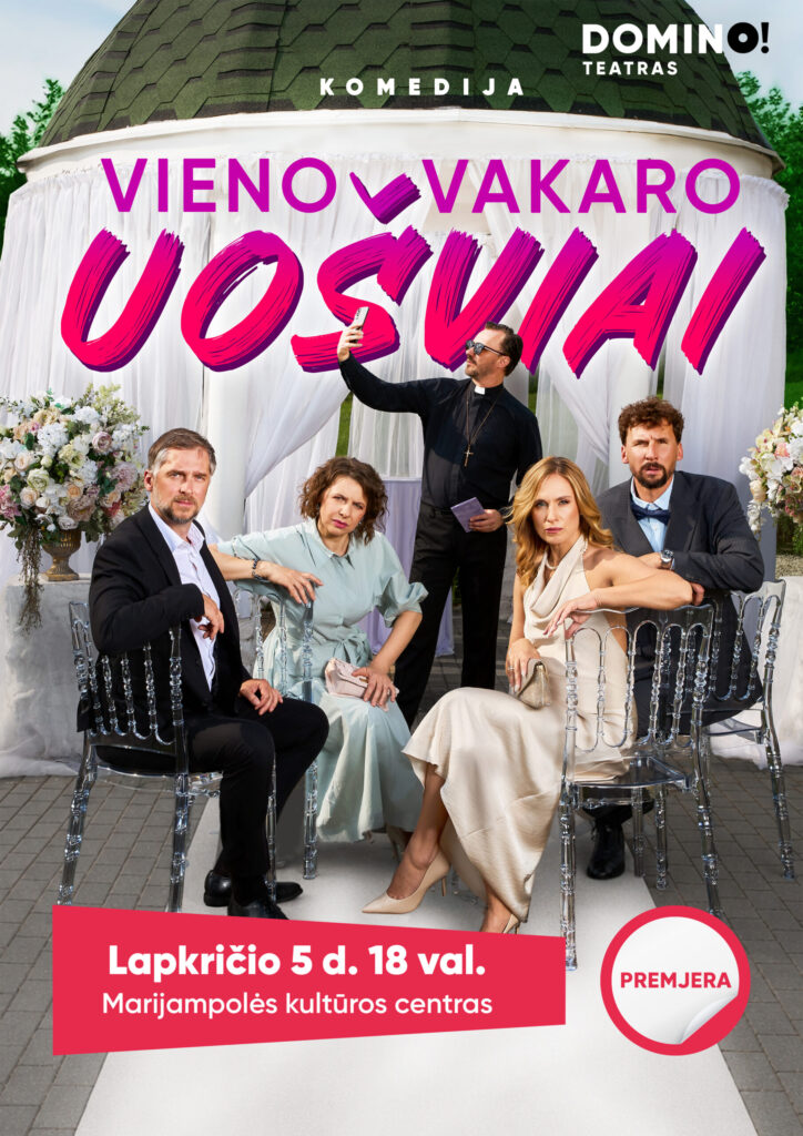 DOMINO teatras | premjera VIENO VAKARO UOŠVIAI | MARIJAMPOLĖ