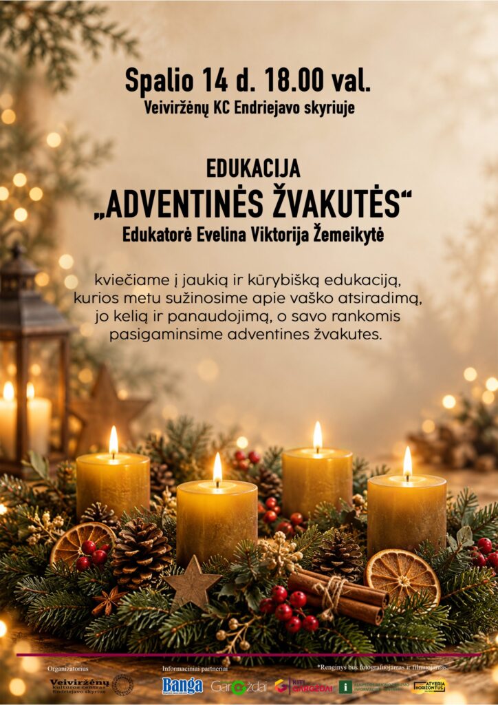 Edukacija „Adventinės žvakutės“