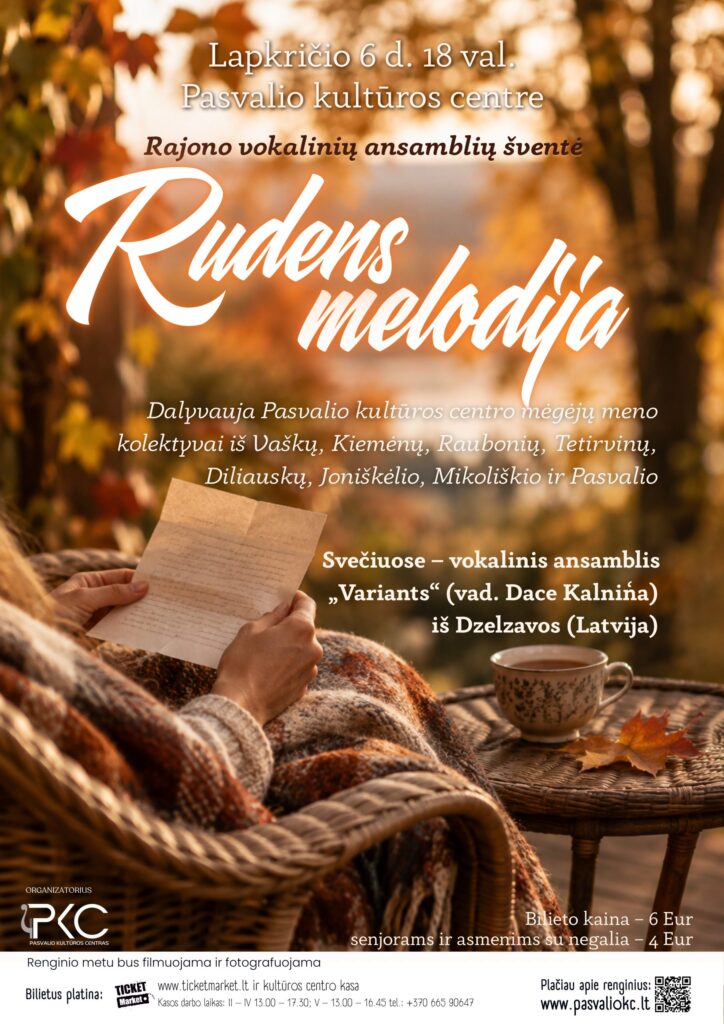 Rajono vokalinių ansamblių šventė „Rudens melodija“