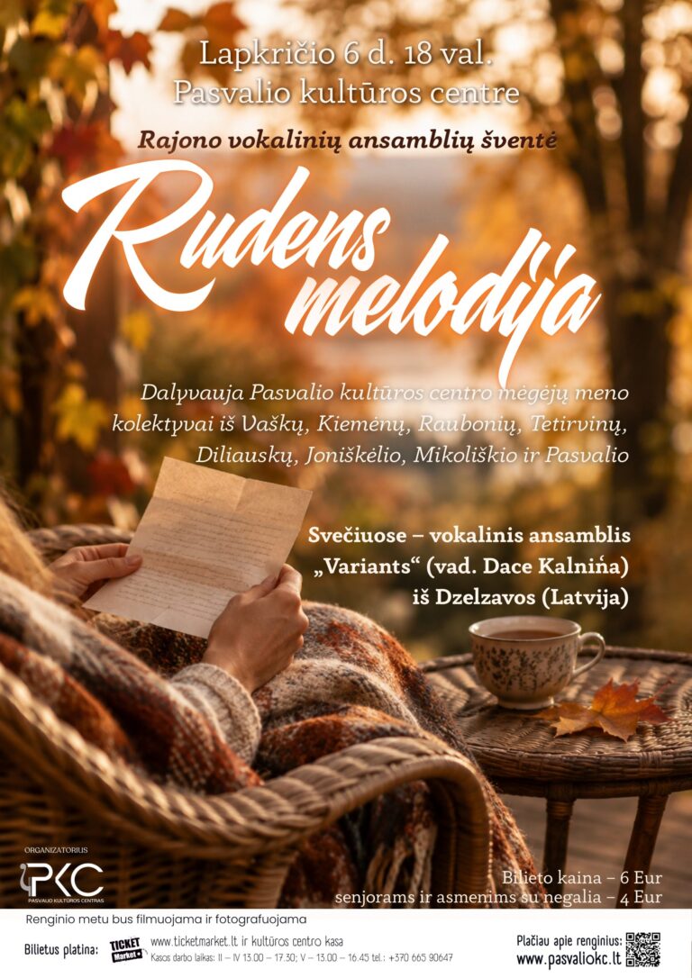 Rajono vokalinių ansamblių šventė „Rudens melodija“