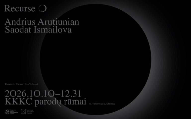 Andriaus Arutiuniano ir Saodat Ismailovos paroda „Recurse ❍“